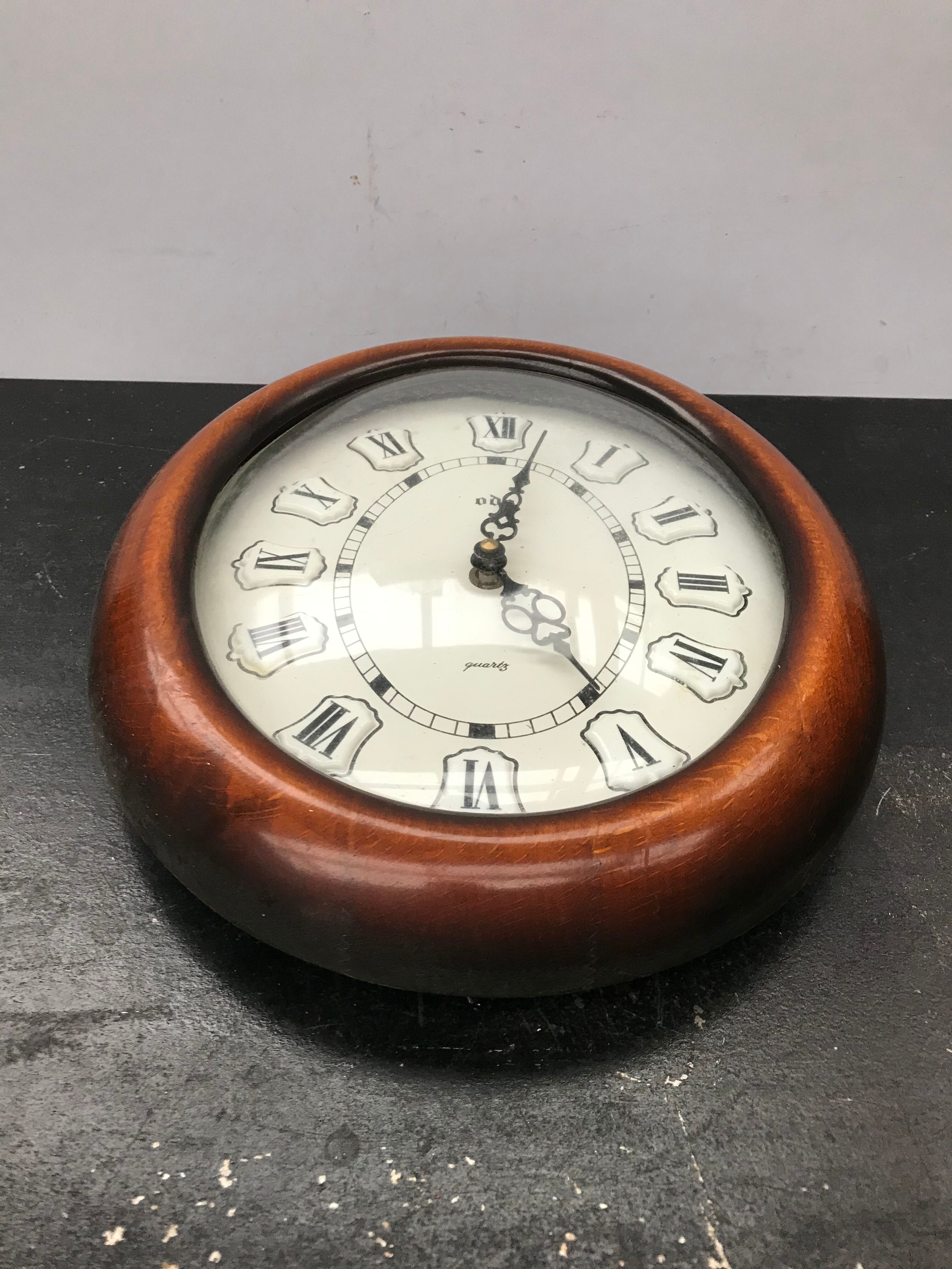Odo wood old clock - 70s