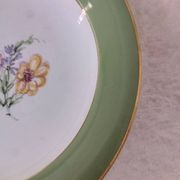 Shallow dish Lunéville flowers