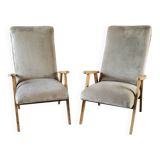 Pair of Scandinavian armchairs