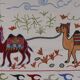 Vintage hand-embroidered tablecloth 51x188 cm