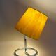 Lampe de bureau jaune vintage années 80 avec bras articulé