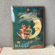 Maggi advertising plate in stamped sheet metal - 30 x 40 cm