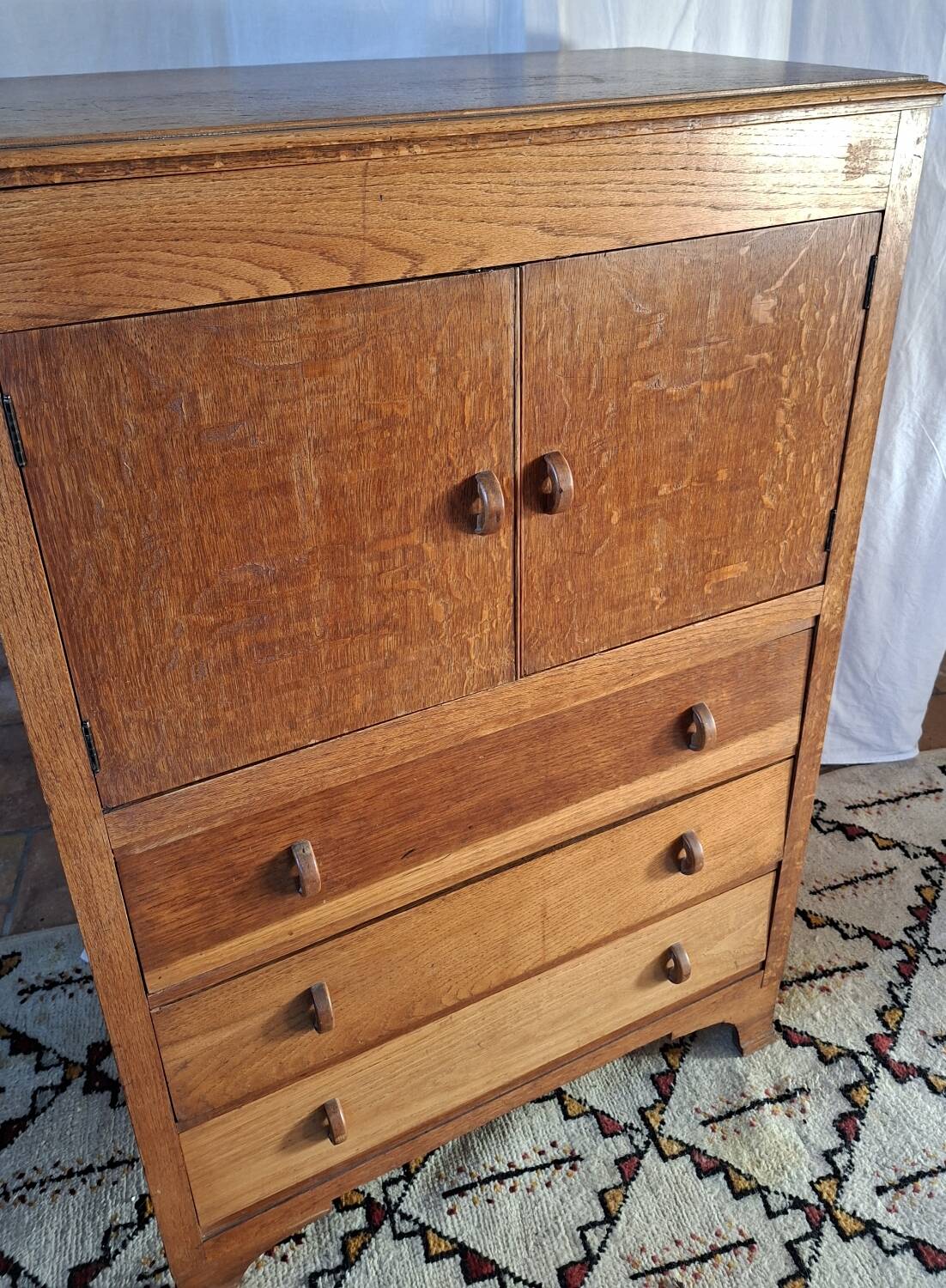 Vintage oak cabinet by Herbert & Gibbs