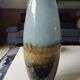 Large Cylindrical Vase in Murano Blown Art Glass/Gold Glitter