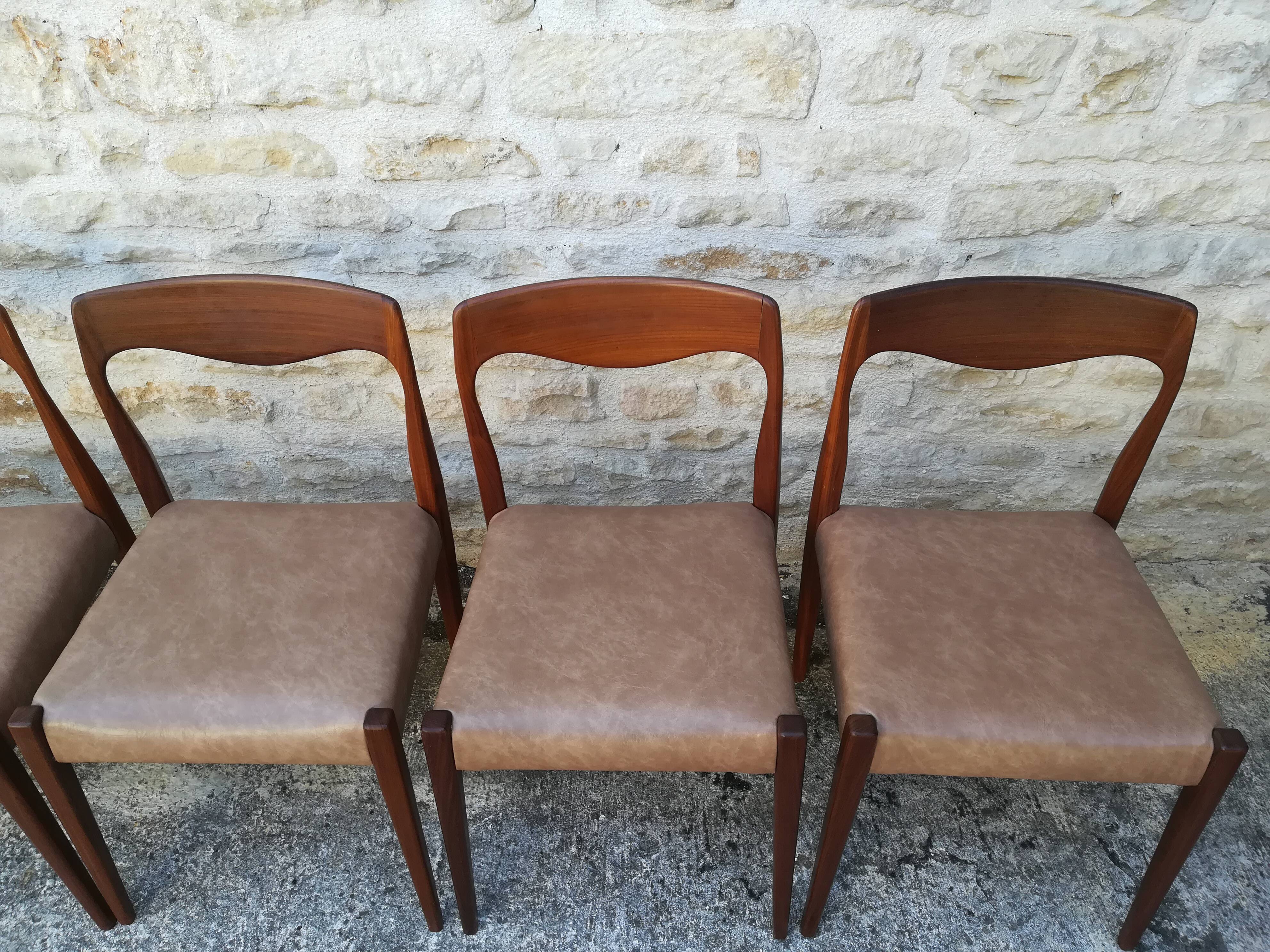 Scandinavian teak chairs