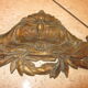 Fronton ancien en bronze