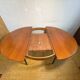 Mid Century Retro Teak Round Extending Dining Table by Nathan 1960–1970