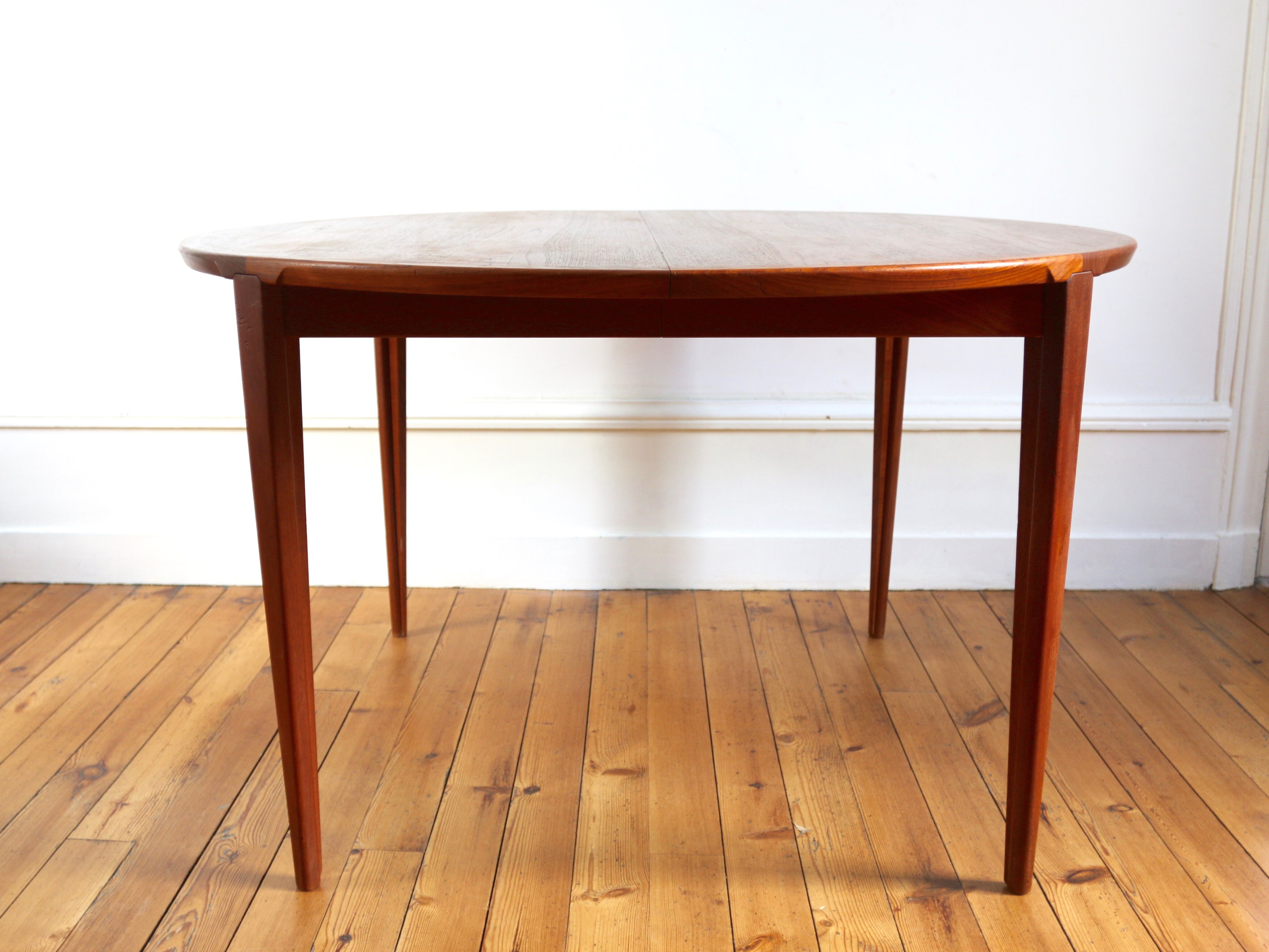 Table scandinavian teak 60s Rosengren Hansen