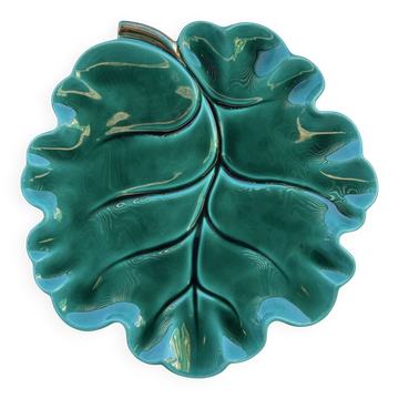 Green plate Verceram 1950s