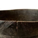 Pot sculpté bois noir africain