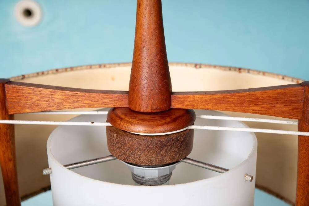 Vintage Temde lighting suspension, mid-century suspension from the sixties.