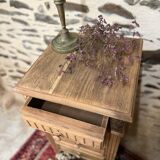 Petit meuble de rangement bois brut