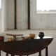 Grande table de salle à manger / console moderne française, milieu du 20e siècle