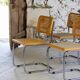 Lot de 4 chaises Cesca B32 par Marcel Breuer