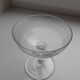 Lot of 5 champagne glasses engraved in 1920s crystal
