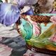 19th century French Art Nouveau planter in barbonite ceramic and m