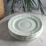 Green ceramic tea set