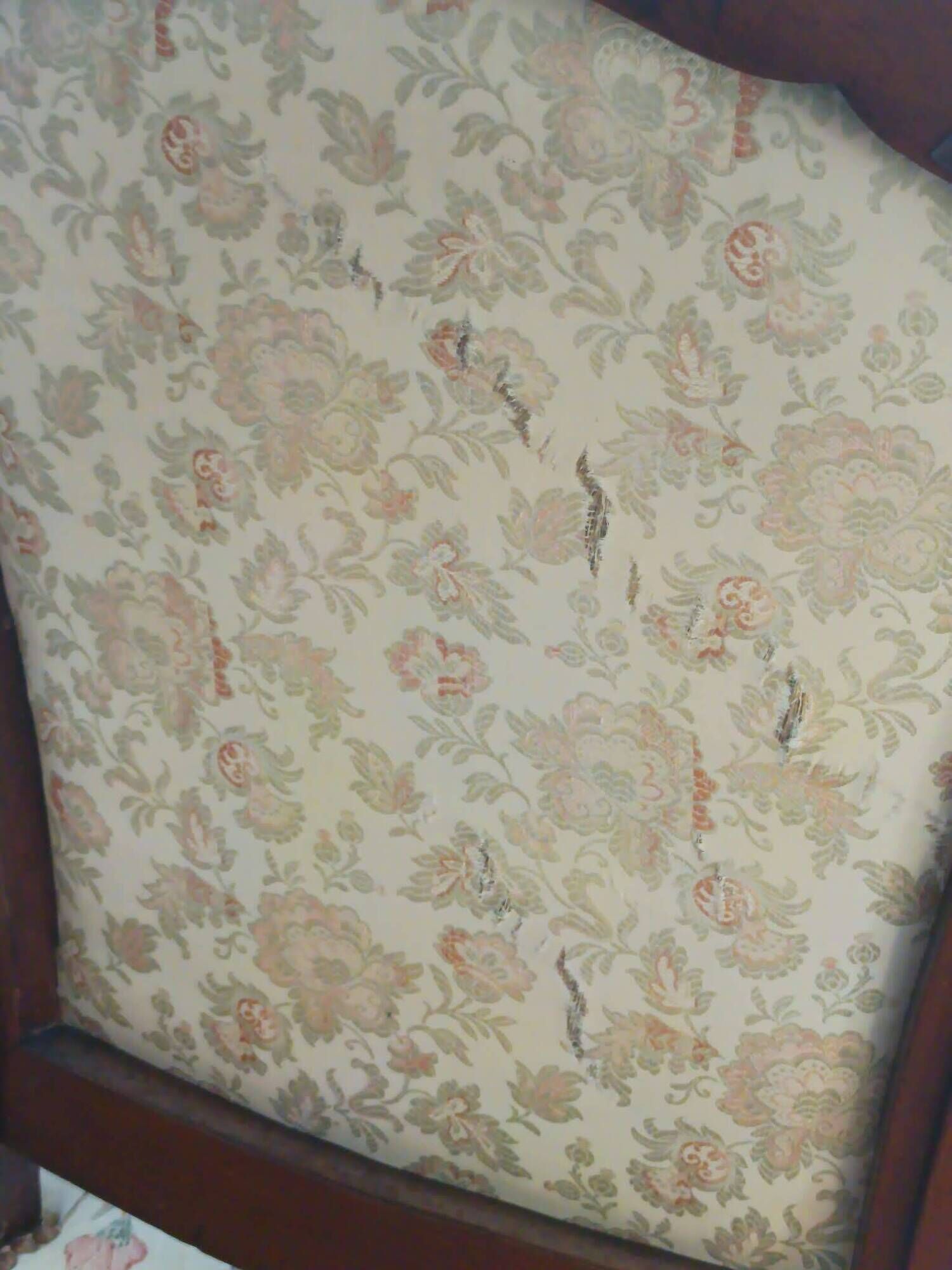 Voltaire armchair and its ottoman