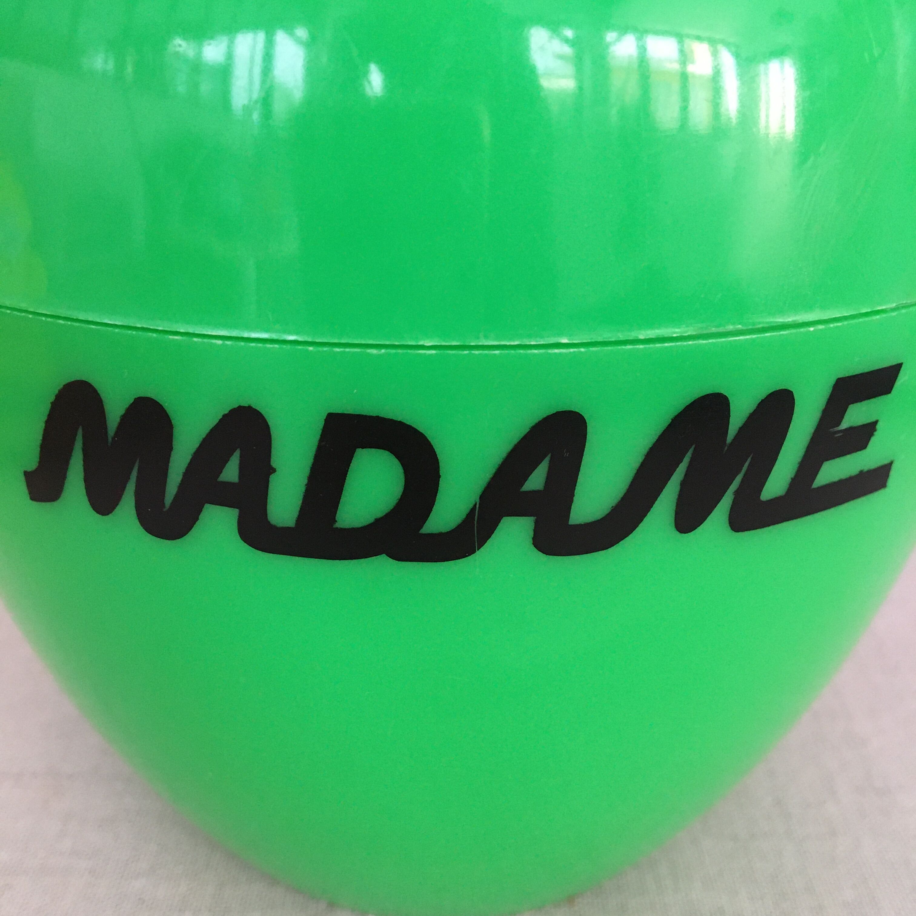 Green apple bucket with glazes