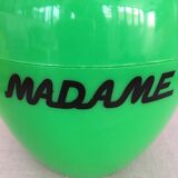 Green apple bucket with glazes