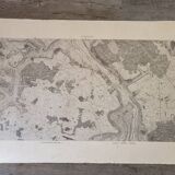 Old map of the essonne