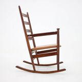 Niels Eilersen Beech Rocking Chair, Denmark 1960s