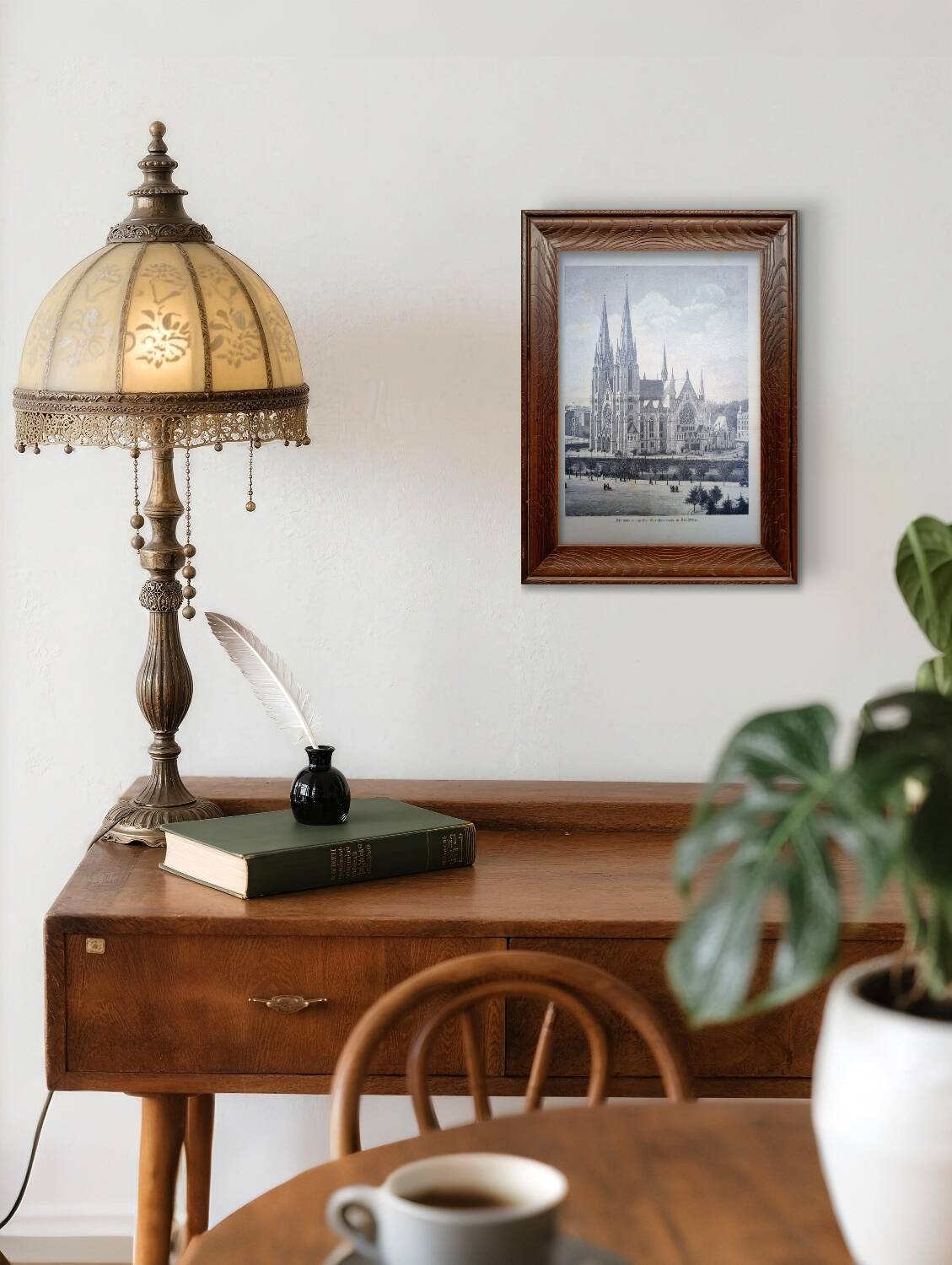 Saint Paul’s Church in Strasbourg, printed in 1897.