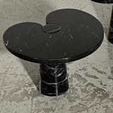 Side table series "Eros" in Marble by Angelo Mangiarotti for Skipper, contemporary edition