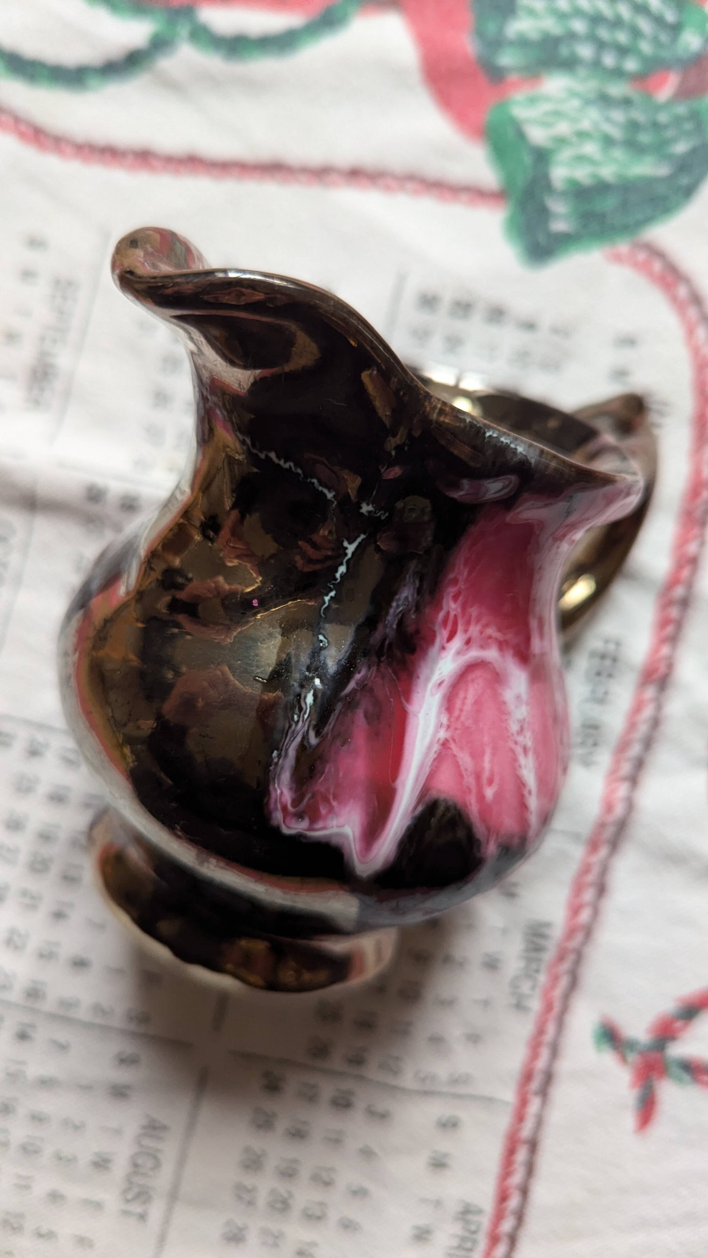 Vallauris sugar bowl + milk jug