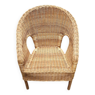 Fauteuil rotin enfant