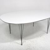 "Superellips" dining table, Fritz Hansen, Denmark, 1970
