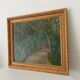 Oil painting by René Férréol Ringenbach "Chailluz Forest"