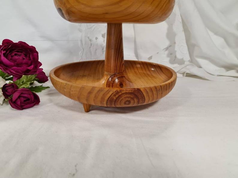 old Scandinavian wooden floor servant