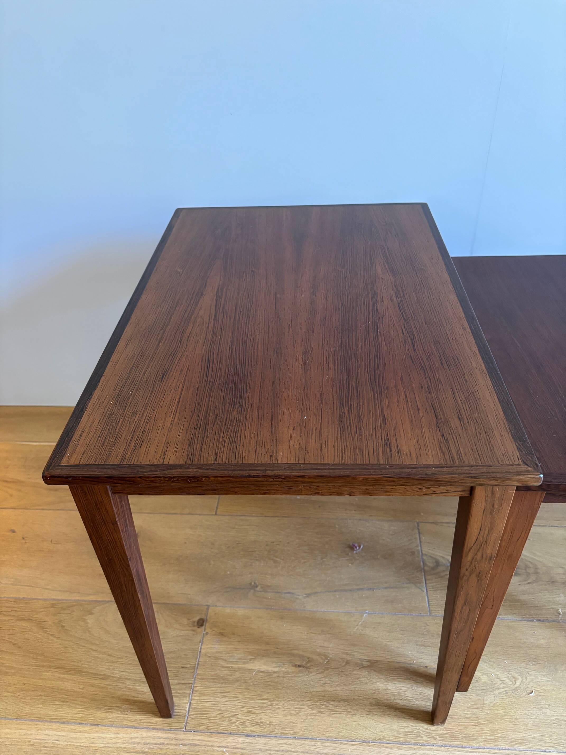 3 rosewood nesting tables - Denmark 1960s