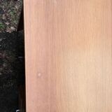 Vintage oak desk with 5 drawers.