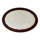 Antique Oval Mahogany Wall Mirror
