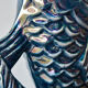 Blue lustre porcelain fish jug