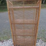 Rattan shelf