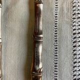 16 Bamboo nickel bronze dessert cutlery