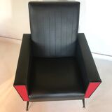 Leatherette armchair 50s 60s