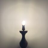 Turned wooden lamp foot