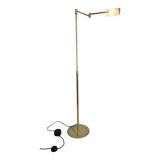 Floor lamp/reading lamp in gilded brass