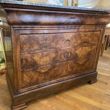 Commode Louis Philippe en noyer