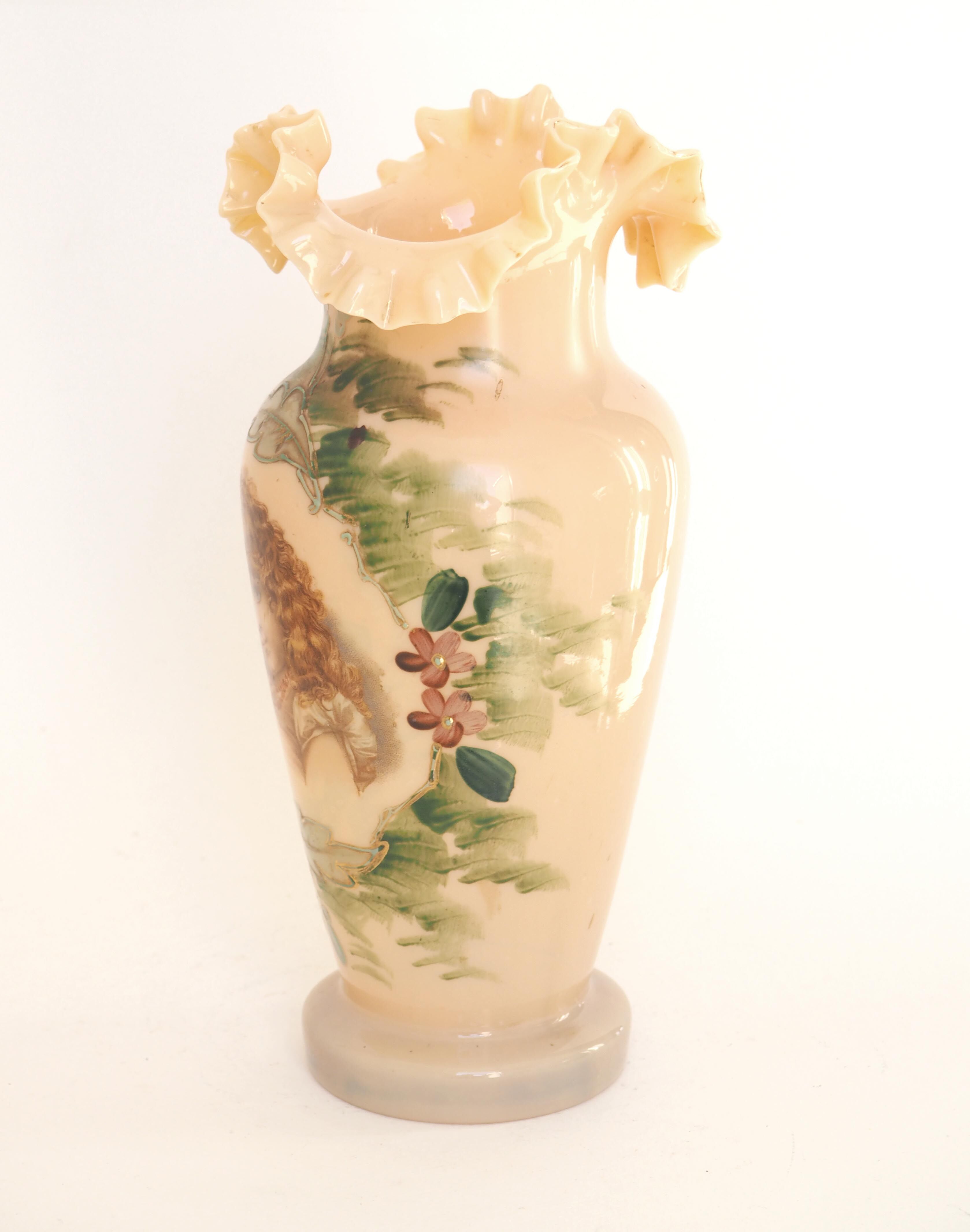 Ancient opaline vase