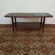 Table basse palissandre et céramique vintage