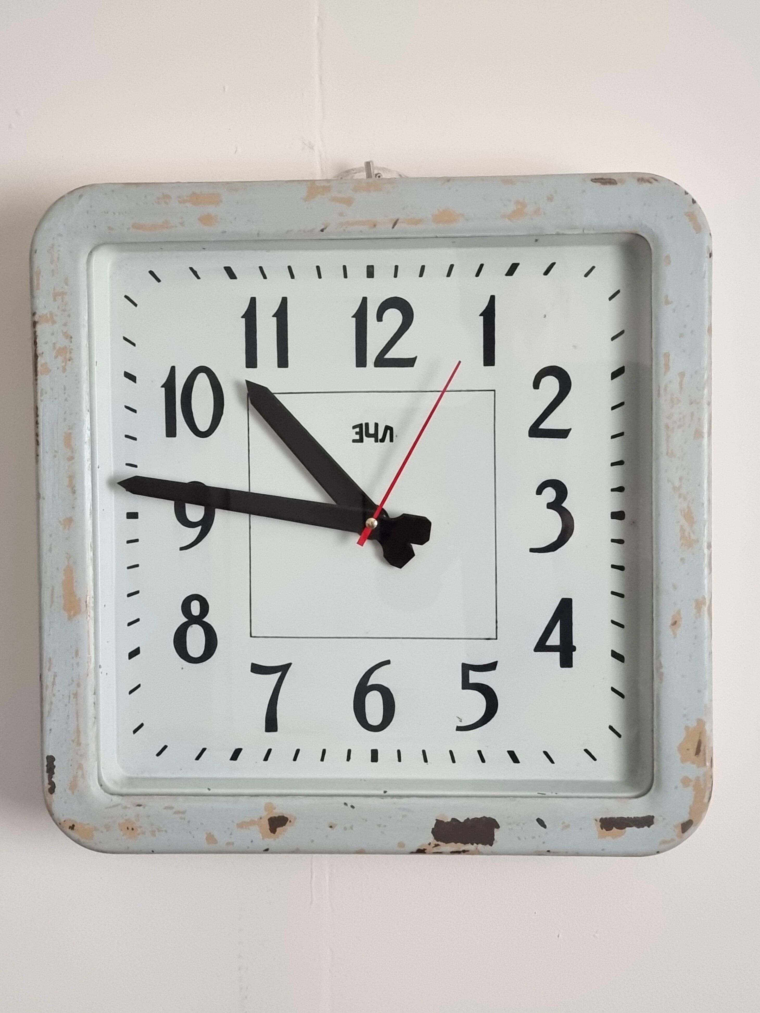 Vintage wall clock factory clock
