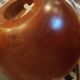 Wooden ball lamp base made in Italy