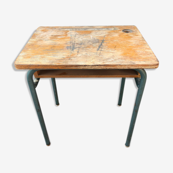 Table d'écolier vintage