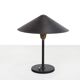 Lampe de table danoise vintage noire