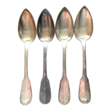 Pop-up Christmas 2022 Set of 4 silver spoons dating from the early twentieth century.